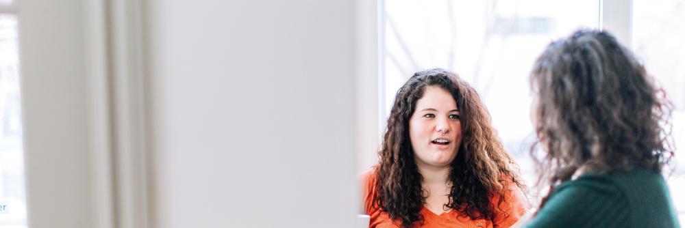 Women in a counselling session